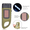 Hand Crank Solar Powered Rechargeable LED Flashlight, Survival Gear Self