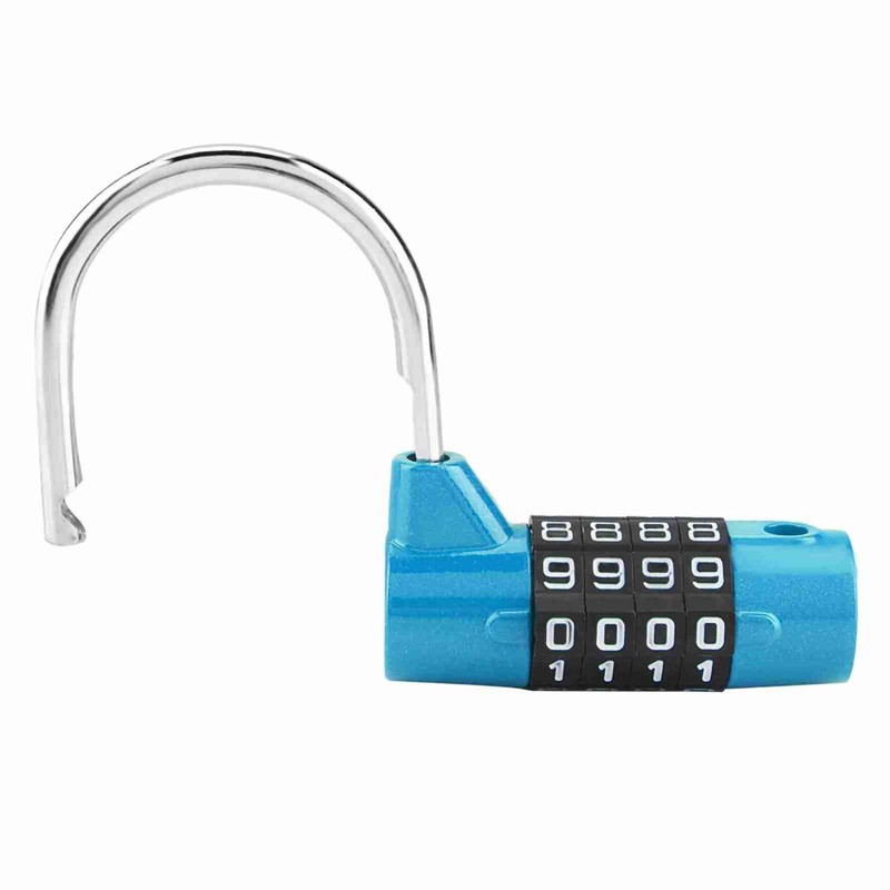 WGFOIP 4 Digit Combination Padlock, Waterproof Code Padlock Security Password