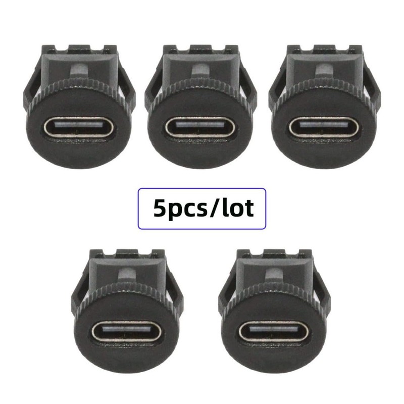 chenyang 5 Pack USB C DIY Connector, USB C 6Pin