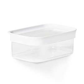 Emsa Optima N1141600 Dry Storage Container 0.45 Litre Rectangular 100% Safe Hygienic Space Efficient Fresh Seal Transparent Design Snap Lock