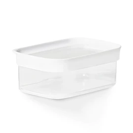 Emsa Optima N1141600 Dry Storage Container 0.45 Litre Rectangular 100% Safe Hygienic Space Efficient Fresh Seal Transparent Design Snap Lock