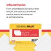 School Smart Unruled Index Cards, 4 x 6 Inches, White,