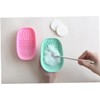 DOITOOL Limpia Brochas de Maquillaje de Silicona Verde Placa de