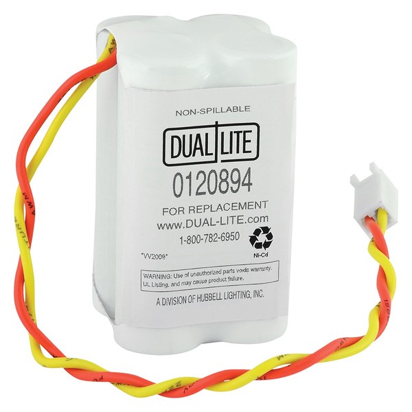 Dual-Lite 0120894 4.8-volt 4 AA Type Cells New Nickel Cadmium