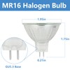 YEGRUEB MR16 Halogen Bulb 12V 35W GU5.3 Bi-Pin Base, 2800K