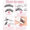 BARRU 1 Pair of 3D Magnetic Eyelashes - Natural Look