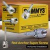 Sammys 8022925-25 3/8 x 2 1/2'' Horizontal Rod Anchor Super