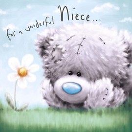 Me To You Bear Wonderful Niece Softly Drawn Birthday Card