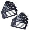 10PCS Blank Trailer VIN ID Plate Data TAG Serial Model