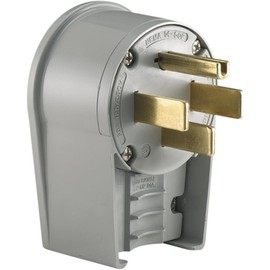 Eaton 5752AN 50 Amp 125/250V 14-50 Industrial Power Plug, Gray