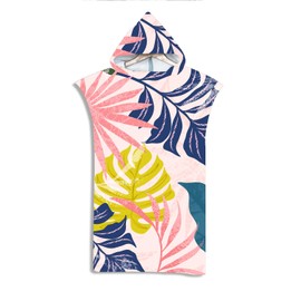 LOMTRATS Quick Dry Surf Poncho Changing Towel Robe Hoodie for Kids,Microfiber Swimming Beach Surfing Diving Home Hot Springs Bathing Parka Bathrobe