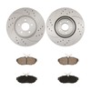 Torchbeam Front and Rear Brake Pad & Rotor Kit Brake