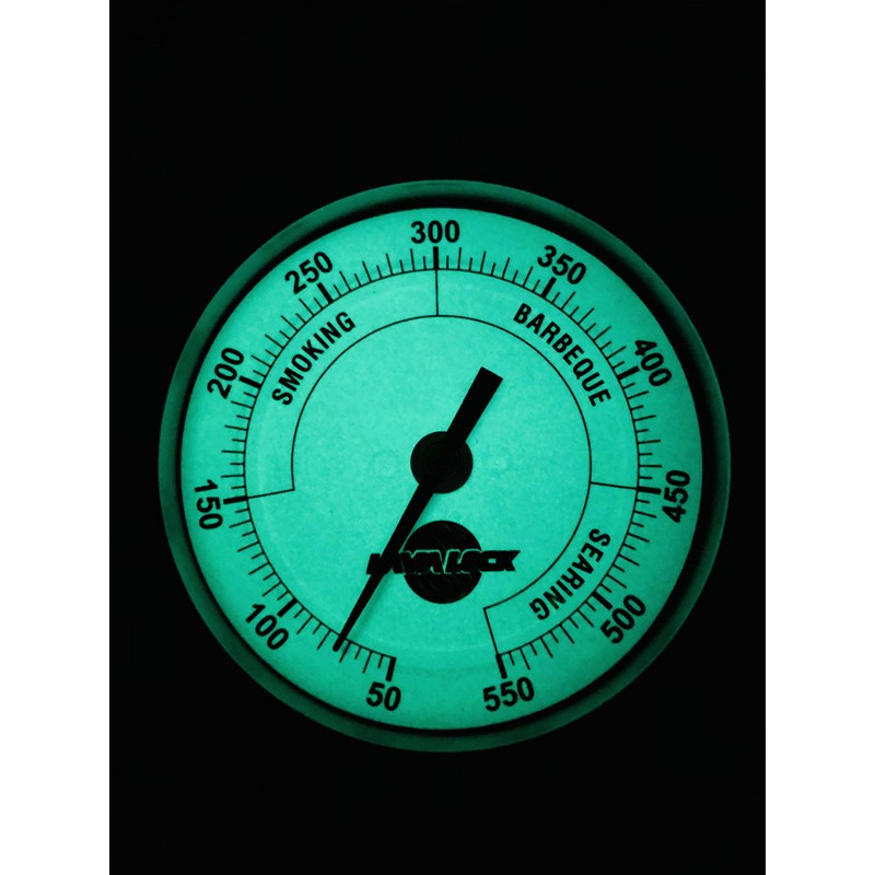 LavaLock® 3" Glow Thermometer, High Accuracy Adjustable 3 Inch Face