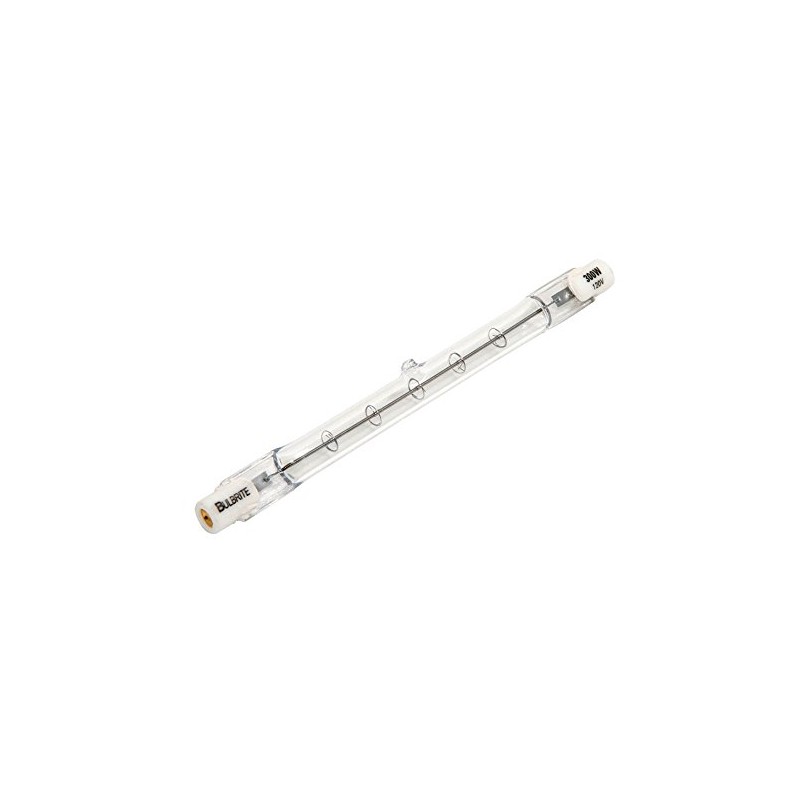 Bulbrite Q300T3CL 120-Volt Halogen Long J-Type Torchiere Bulb, 300-Watt