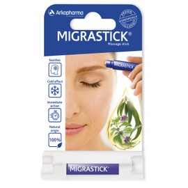 Arkopharma - Migrastick - Natural Relief for Headaches and Migraines - Roll-On, 3 ml (Pack of 1)