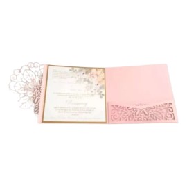 Like Shop 40 Invitaciones Corte Laser De 13x18cm Mates