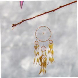 CIYODO Large Dream Catcher Pendant Wall Decor Photo Prop Wind Chime for Bedroom Office Birthday