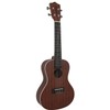 Lanikai, 4-String Ukulele, Black,Chrome (LU21-C)