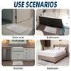 LEEGAWU Bath Mat-Rubber Backing Non SlipThin Bathroom Rugs Fit Under