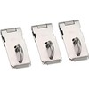 TOP-VIGOR 3Pcs Door Padlock Hasp, 5 inch Stainless Steel Heavy