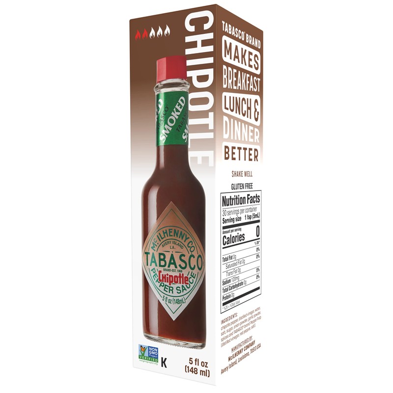 TABASCO® Brand Chipotle Pepper Sauce, 5 oz (Pack of 12)
