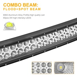 WeiSen 32" 180W LED Curved Light Bar Kit w/Plug & Play Wiring Harness and Roof Light Mount Brackets Compatible with Polaris RZR PRO XP 4 2020-2025