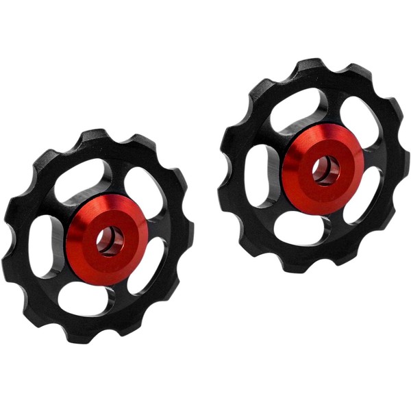 2pcs Rear Derailleur Pulley, 2pcs Aluminum Alloy Road Mountain Bike