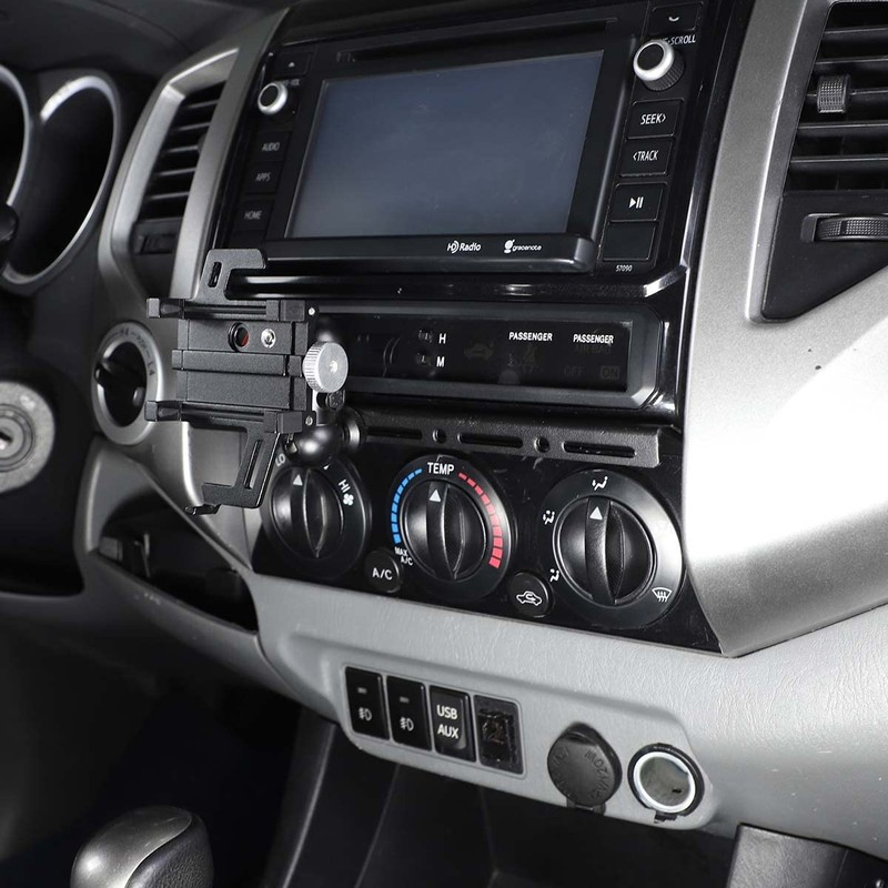 Aluminum Alloy Black Central Console Multi-Function Navigation Bracket for Toyota