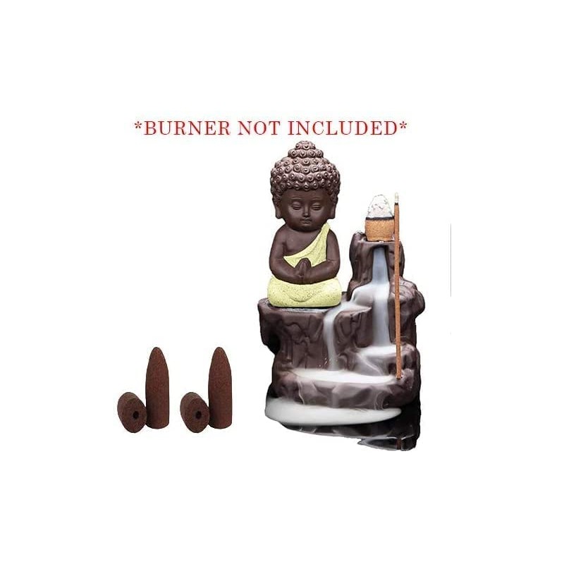 Backflow Incense Cones (Vanilla) Total 40 Cones - HEM Incense