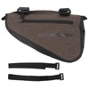 Bike Triangle Frame Bag Multipurpose Waterproof TPU Double Sided Pockets
