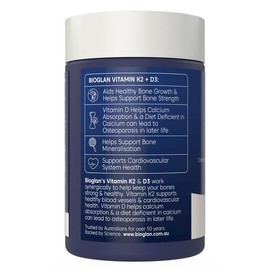 Bioglan Vitamin K2 + D3 60 Capsules