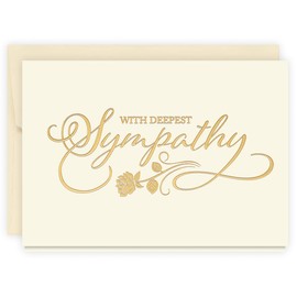 The Gallery Collection, 1 Count Card Pack, Sympathy Card with Pearl Lined Envelope (Healing Sympathy)