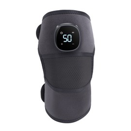 Heated Knee Brace Wrap Knee Stress Relief Massager Vibration Heated Cordless Massager