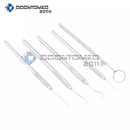 ODM 1 Set Dental Pick & Mirror Tool Sculpture Instrument Oral Kit Toot Teeth Pr-0047