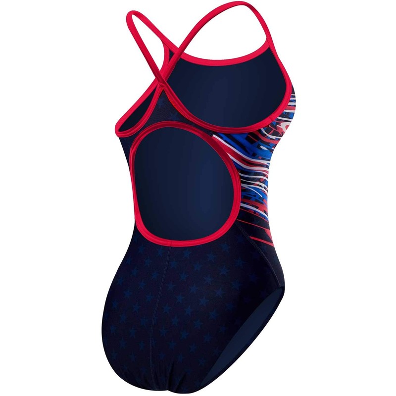TYR DVICT7Y63624 Victorious Dmndfit Badeanzug Rd/White/Blu 24