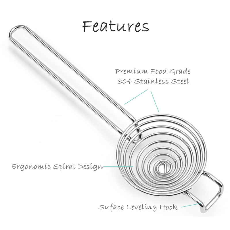 Egg Separator, Food Grade Stainless Steel Egg Whites and Yolks