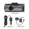 Shkalacar Dual Lens Dash Cam for Cars, Driving Recorder Night