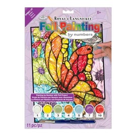 Royal & Langnickel Royal Brush FPBN-1 8" X 10" 8'X10 Foil Painting by Numbers Butterflies