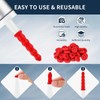 Zonon 150 Pieces Caulk Cap Caulk Saver Finishing Tool Tube