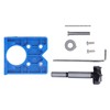 35mm Hinge Hole Saw Jig Drilling Guide Cutter Bit Set