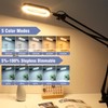 10X Large Magnifying Glass with Light and Clamp, Real Glass,