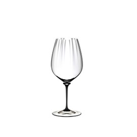 Riedel Fatto A Mano Performance Cabernet Wine Glass, 29 oz, Black Stem