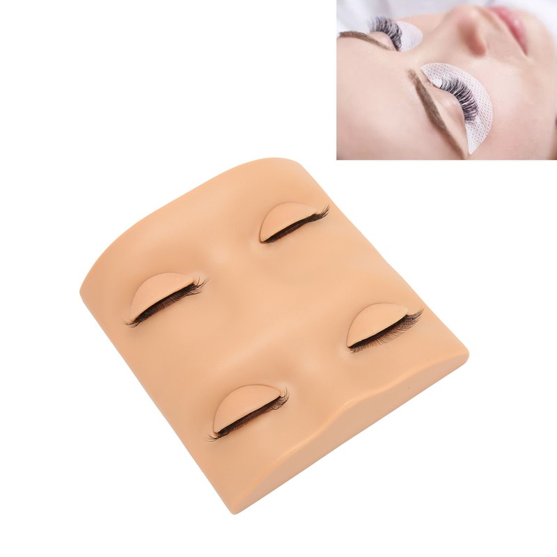 Eyelash Practice Mannequin Head Double Layer Lash Mannequin Head with
