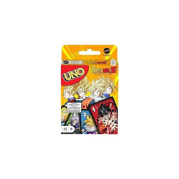 AJS GAMEHUB Dragon Ball Z Uno: Portable Fun for Kids