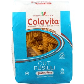 Colavita Gluten Free Cut Fusilli Pasta, 12 Ounce (Pack of 12)