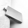 iSavage 3 oz Hip Flask with Square Right Angle Brushed