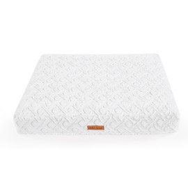Modern Threads Ultra Plush Orthopedic Memory Foam Pillow Bed for Large Dogs with Supportive Filling and Stylish Textured Design, Grey
