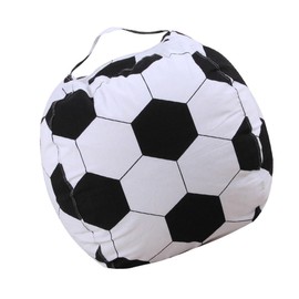 Milisten Bean Bag Chair Stuffed Football Bean Bag Refill Stuffed Toy Storage Stuffed Animal Storage Bag Toys Beanbags for Adults Football Bean Bag Covers Animal Toys