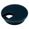 MyCableMart 2 1/2" Cut-Hole Size Black Round Wire Management Grommet