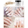 EBANKU Acrylic Nail Powder Set, 2 Colors Pink White Acrylic